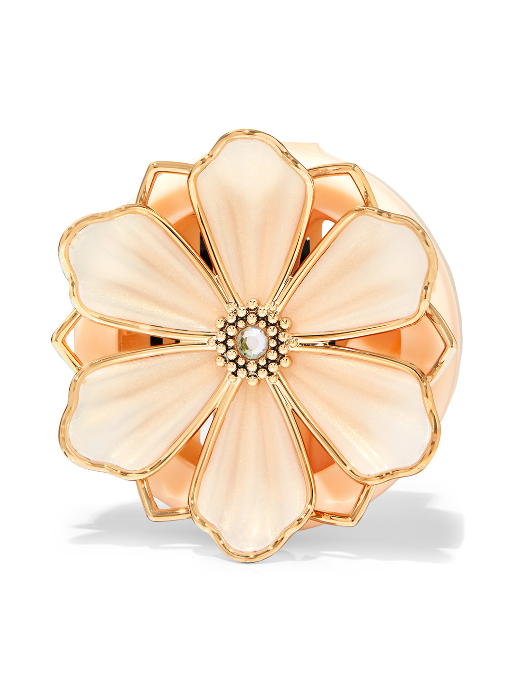 

Bath & Body Works Flower Visor & Vent Clip Car Fragrance Holder - Peach Coloured