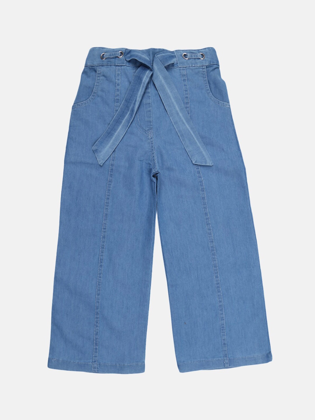 

V-Mart Girls Blue Pleated Culottes Trousers