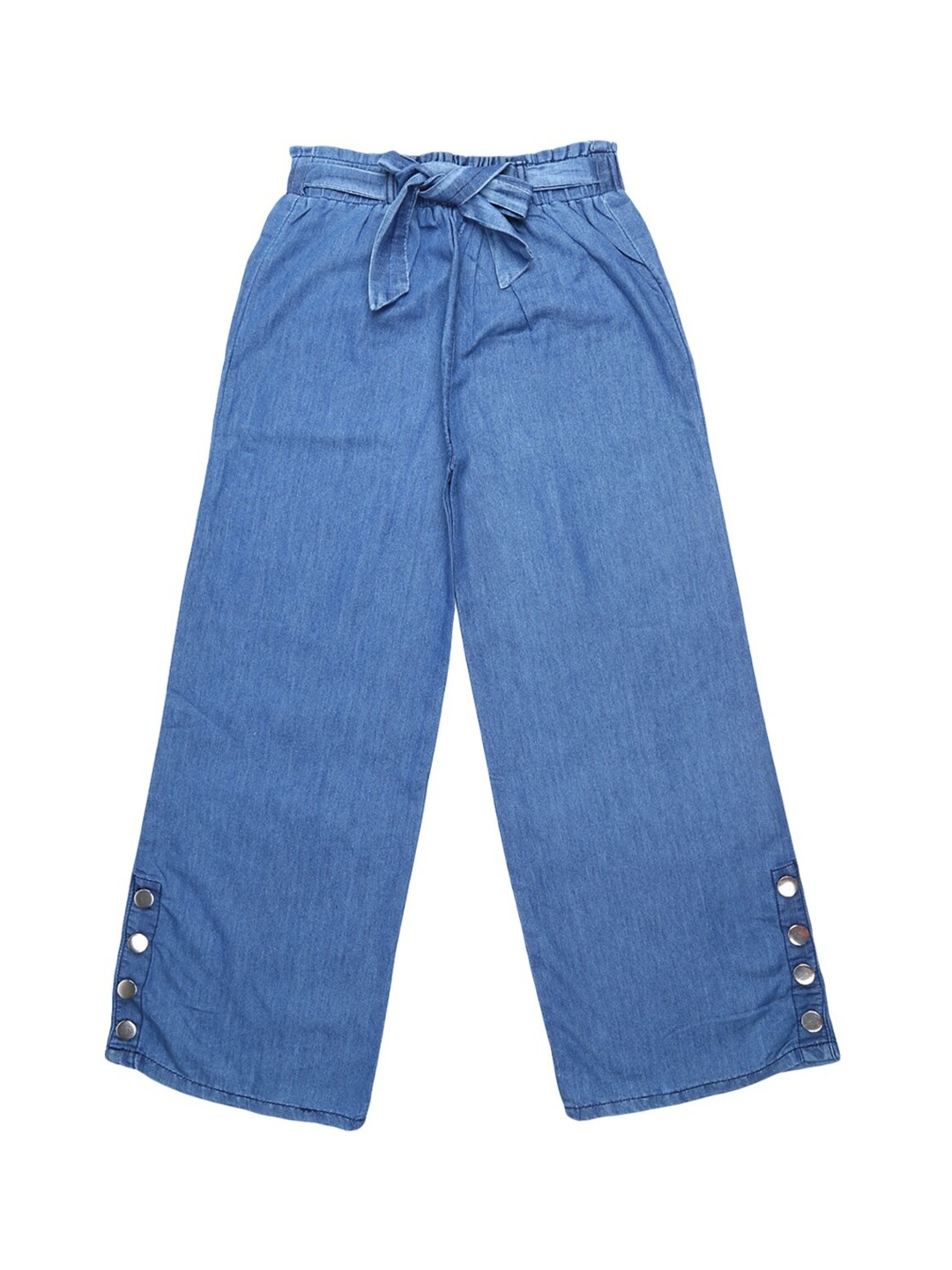 

V-Mart Girls Blue Flared Stretchable Jeans