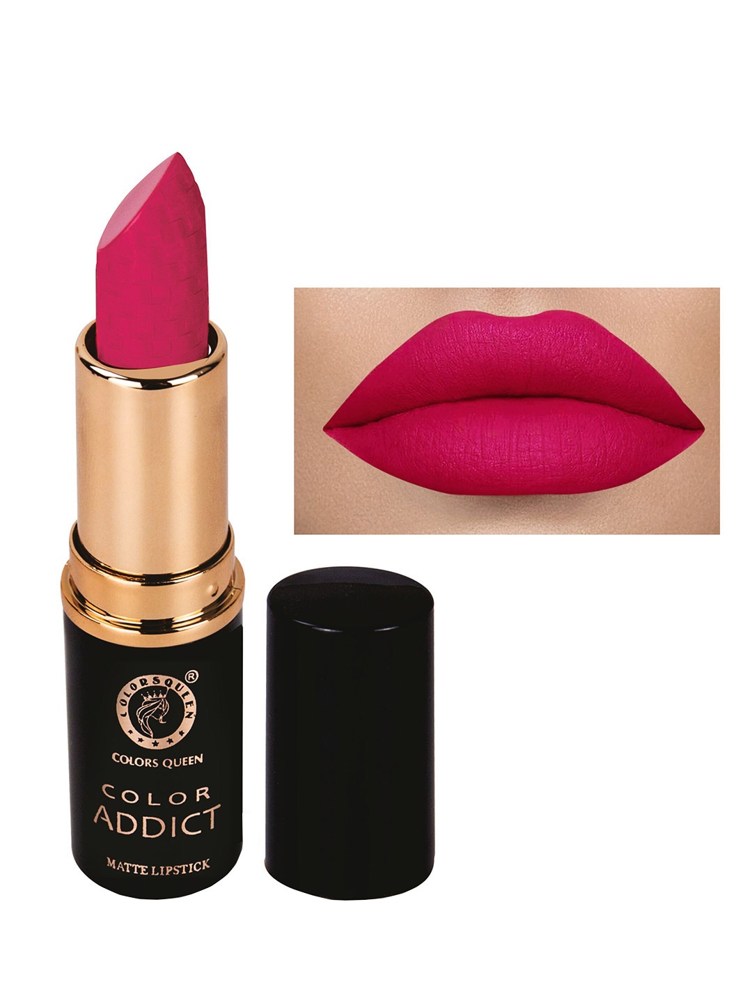 

Colors Queen Color Addict Non Transfer Matte Lipstick (Fiona), Pink