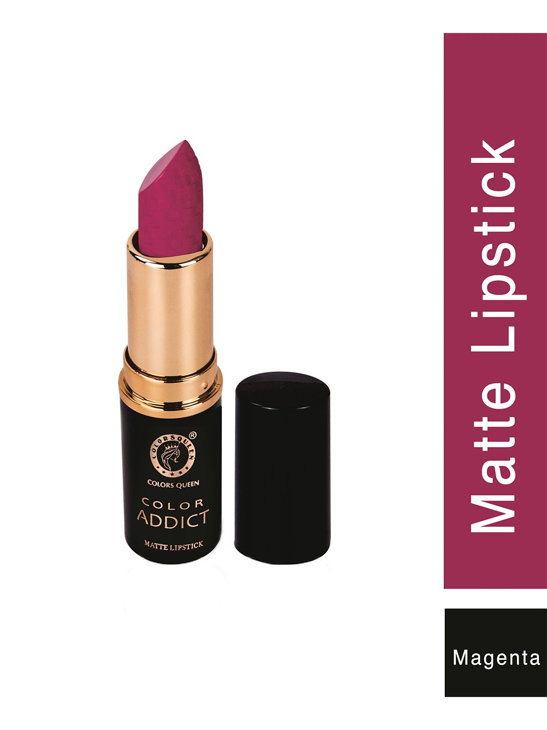 

Colors Queen Color Addict Non Transfer Matte Lipstick (Magenta)