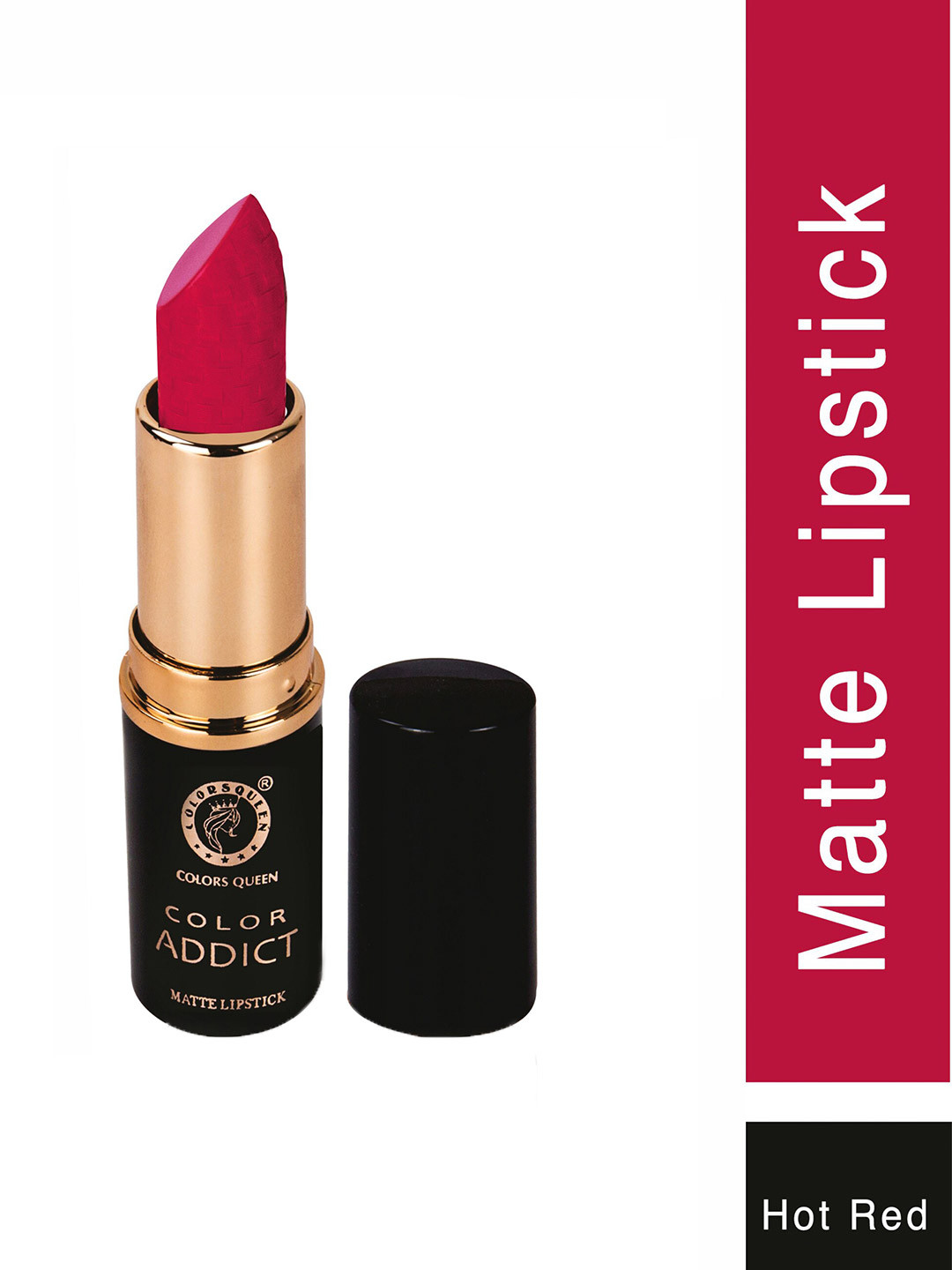 

Colors Queen Color Addict Non Transfer Matte Lipstick (Hot Red)
