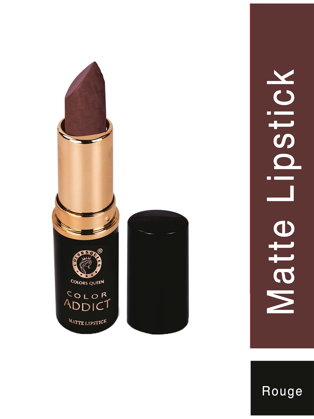 

Colors Queen Color Addict Long-Lasting Non-Transfer Matte Lipstick - Rouge, Brown