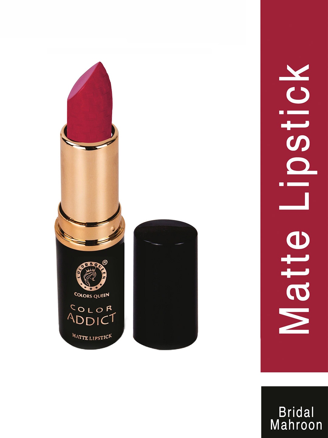 

Colors Queen Color Addict Long-Lasting Non-Transfer Matte Lipstick - Bridal Maroon
