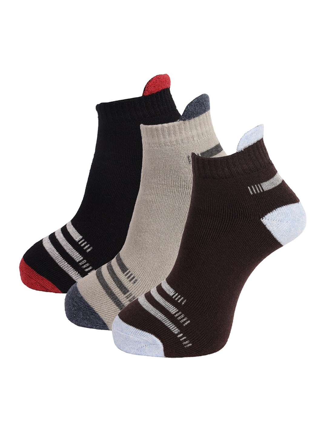 

Dollar Socks Men Pack of 3 Assorted Ankle Length Socks