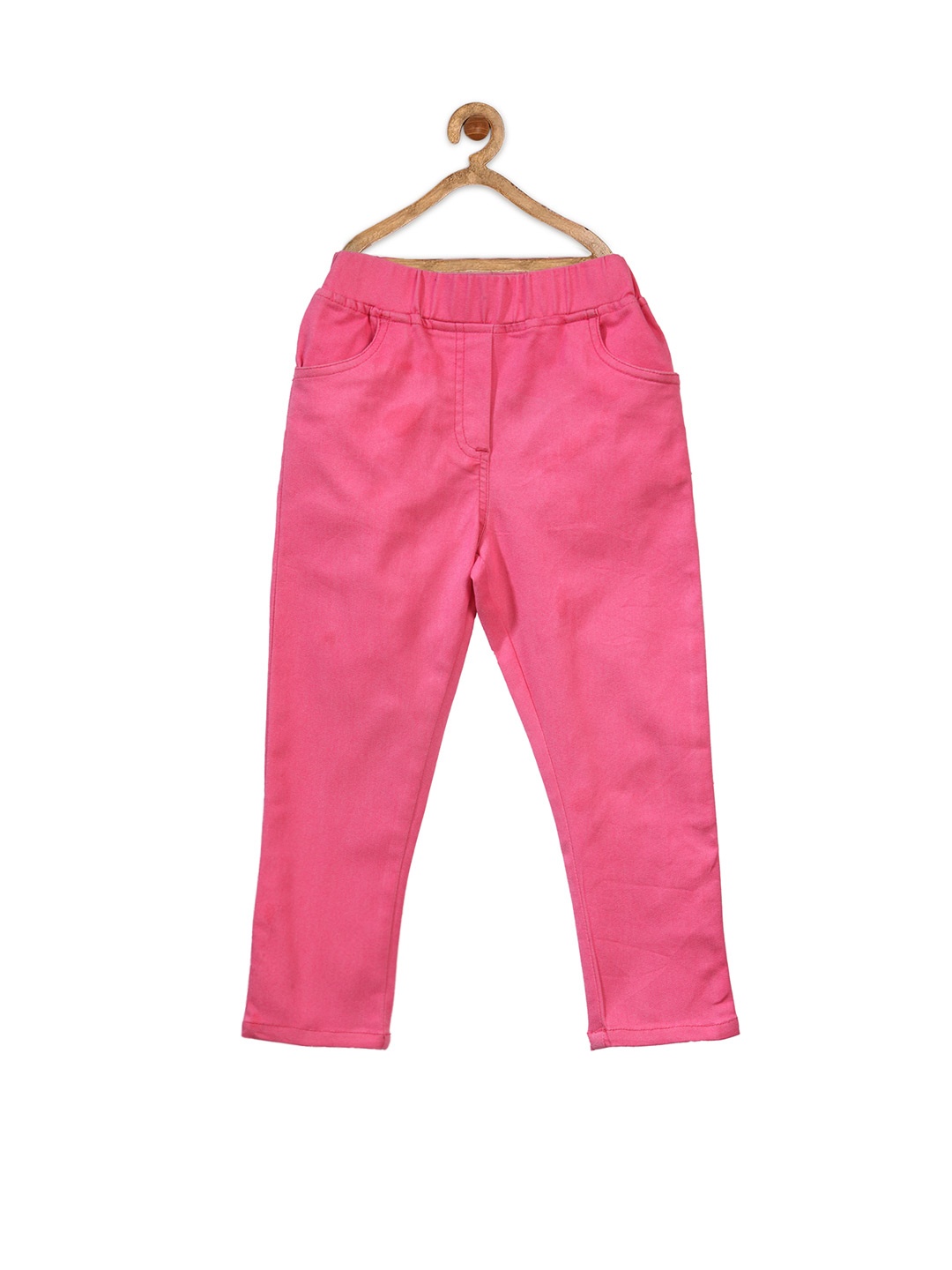 

StyleStone Girls Pink Stretchable Denim Jeggings