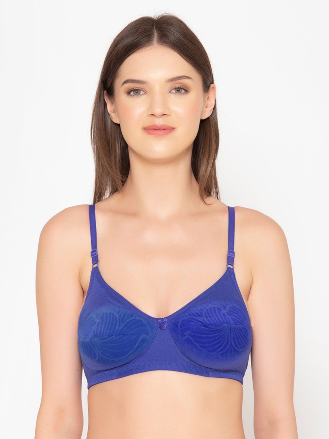 

GROVERSONS Paris Beauty Blue Solid Tshirt Bra