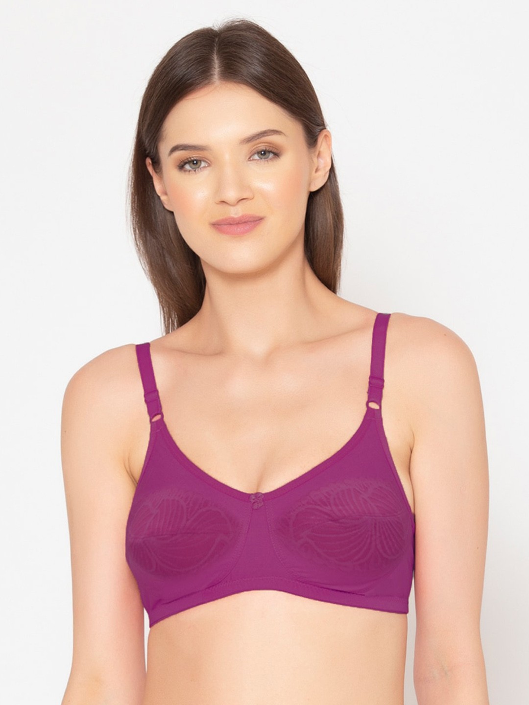 

GROVERSONS Paris Beauty Purple Solid Tshirt Bra