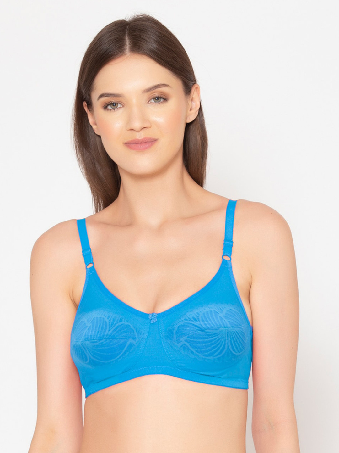 

GROVERSONS Paris Beauty Blue Non Padded Non Wired All Day Comfort Full Coverage Bra