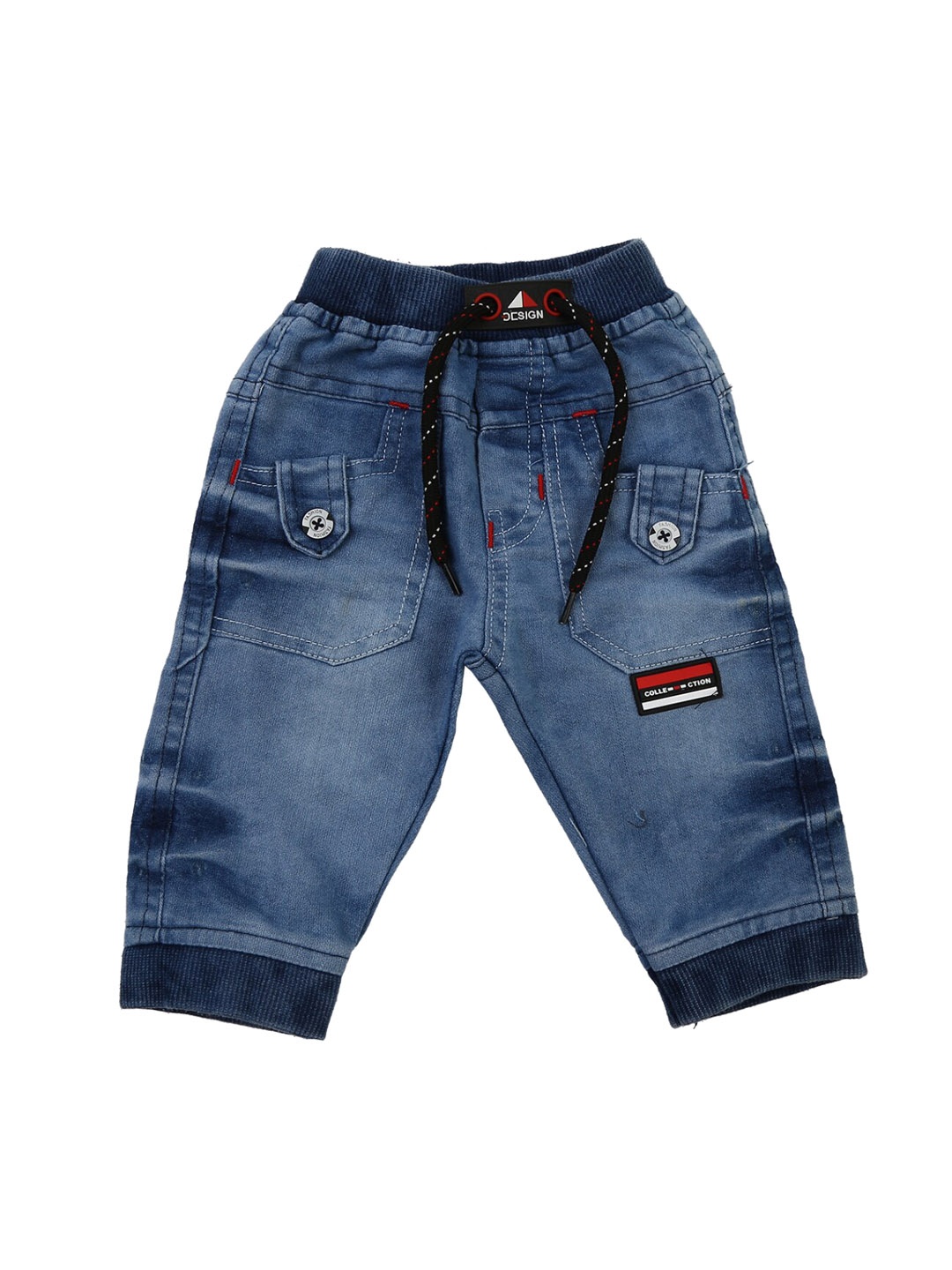 

V-Mart Unisex Kids Blue Light Fade Jeans