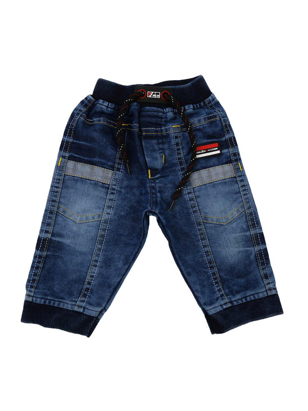 

V-Mart Unisex Kids Blue Light Fade Stretchable Denim Jeans