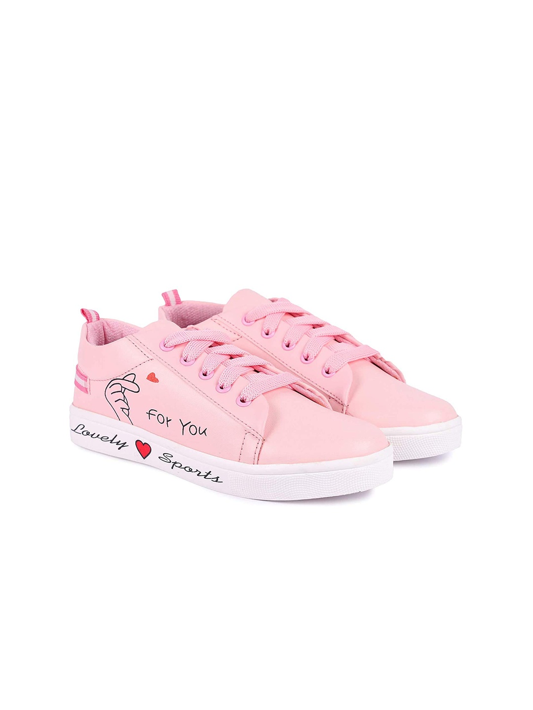 

Prasking Women Pink Sneakers