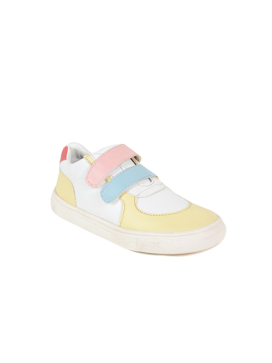 

Ajanta Boys White Colourblocked Slip-On Sneakers