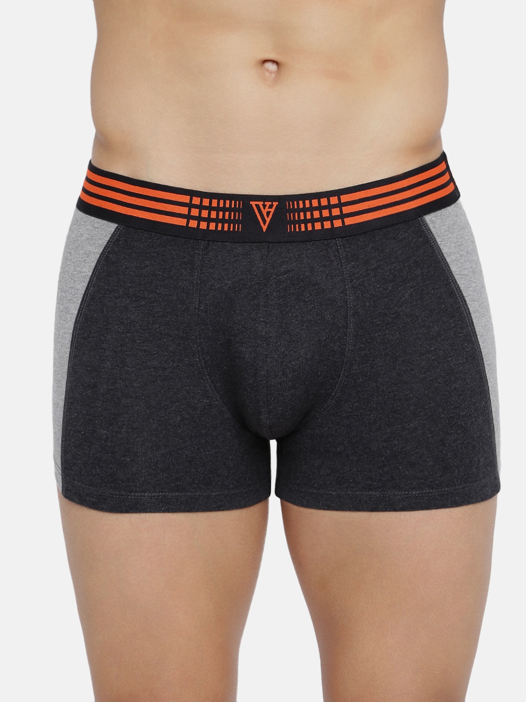 

Van Heusen Men Anthra Melange Solid Anti Bacterial Colour Fresh Trunk IHQETR1CAMG10049, Grey melange