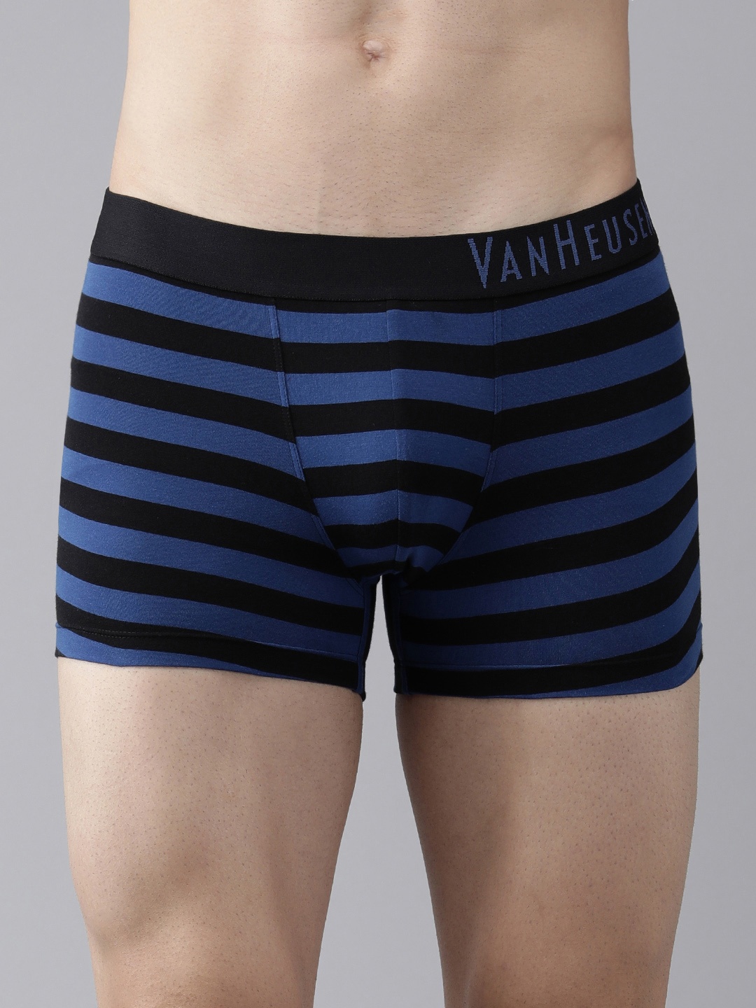 

Van Heusen Men Striped Colour Fresh Ultra Soft Trunk IHQTR1CCYS1010055, Blue
