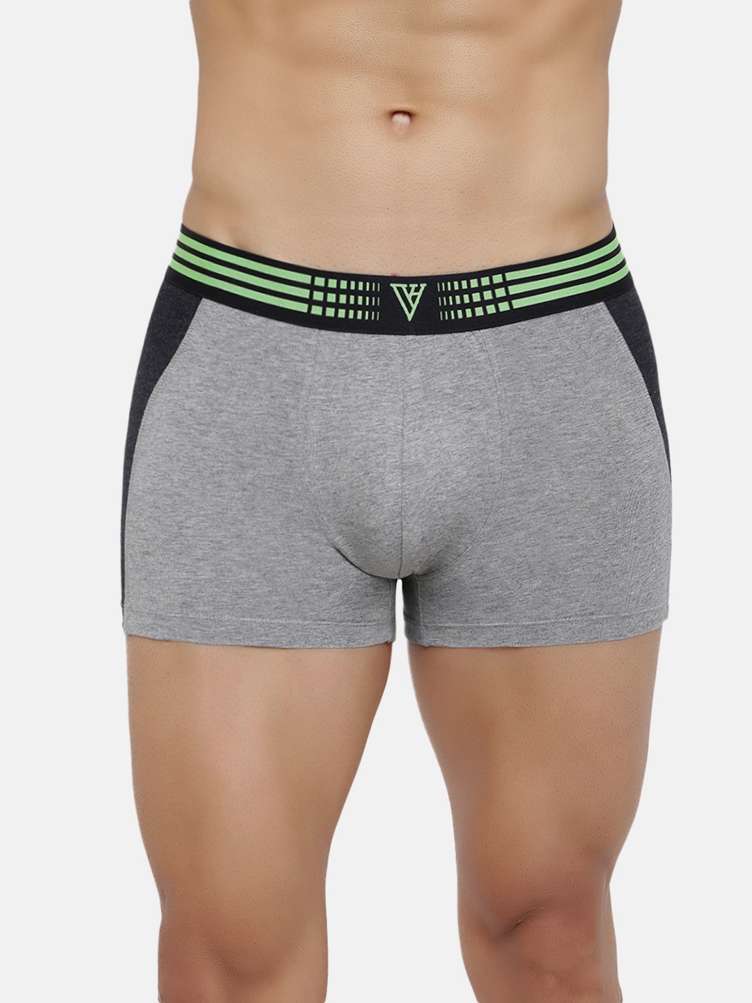 

Van Heusen Men Solid Anti Bacterial Colour Fresh Trunk IHQETR1CGMA10049, Grey melange