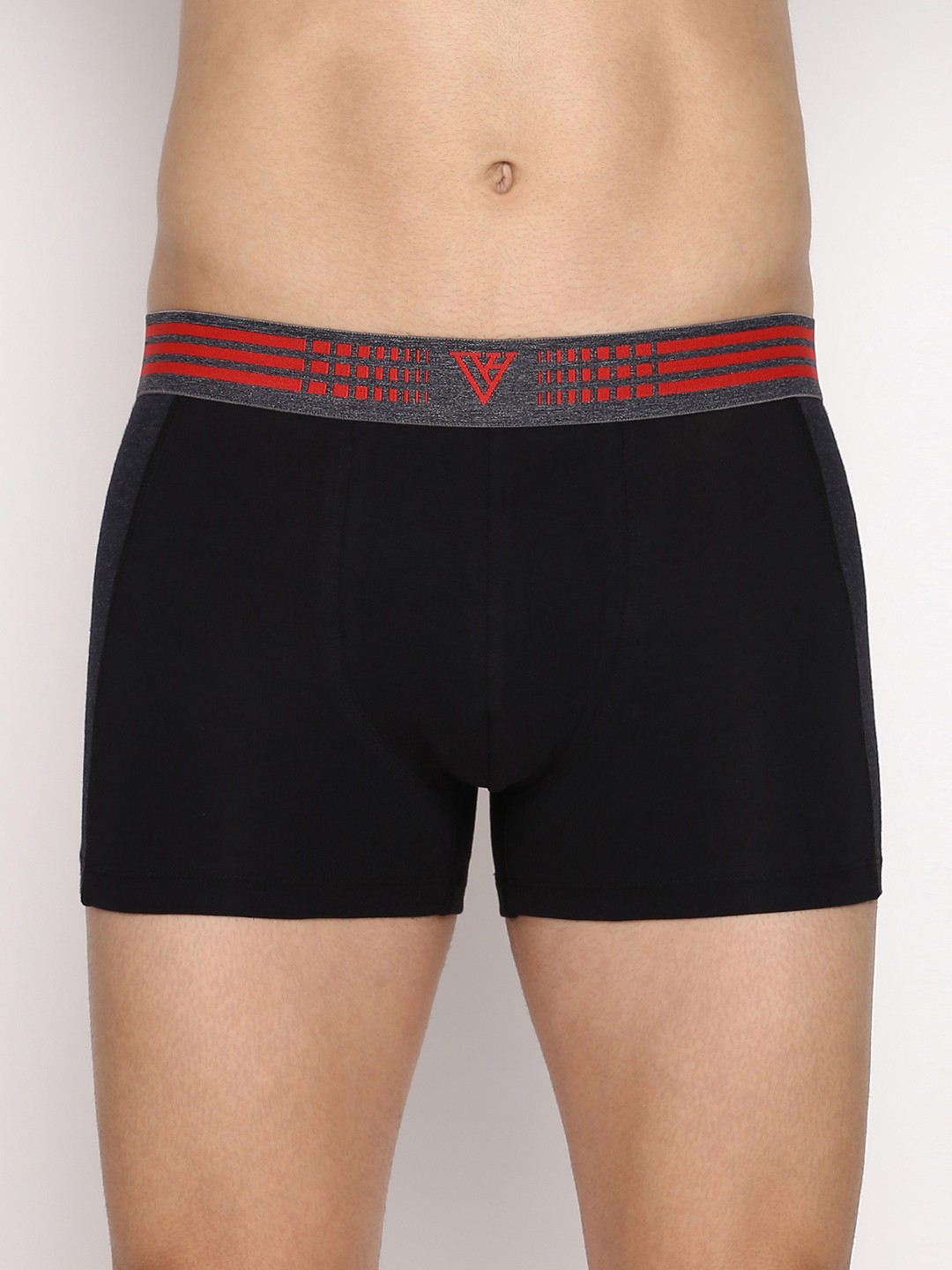 

Van Heusen Men Pure Black W Anthra Melange Solid Anti Bacterial Colour Fresh Trunk