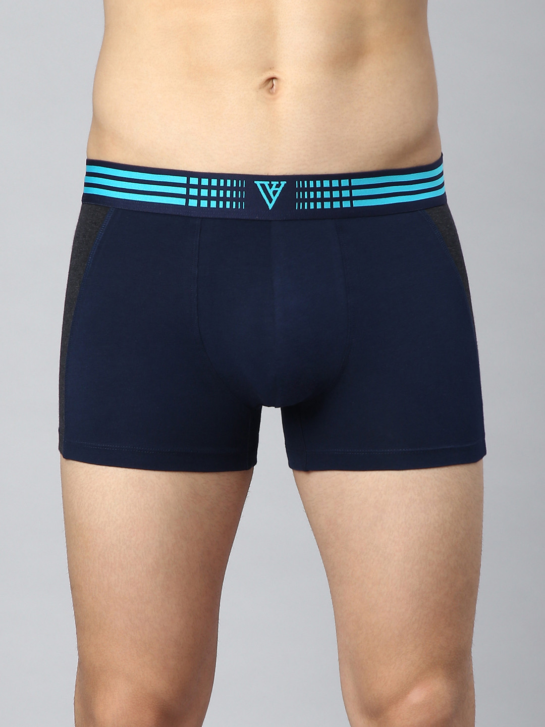 

Van Heusen Men Solid Anti Bacterial Colour Fresh Trunk, Navy blue