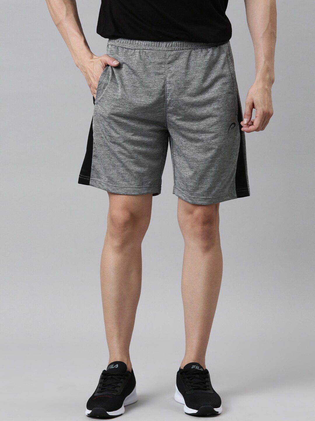 

Proline Active Men Grey Training or Gym Sports Shorts