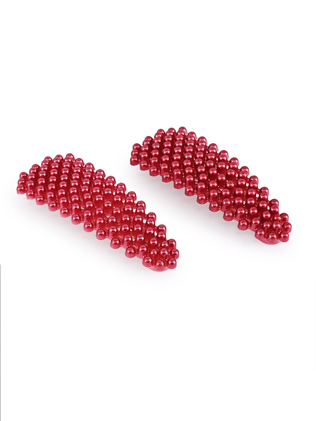 

BuckleUp Women Red Set of 2 Tic Tac Hair Clip