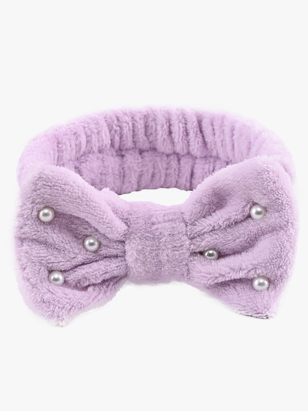 

BuckleUp Women Purple Beaded Hairband
