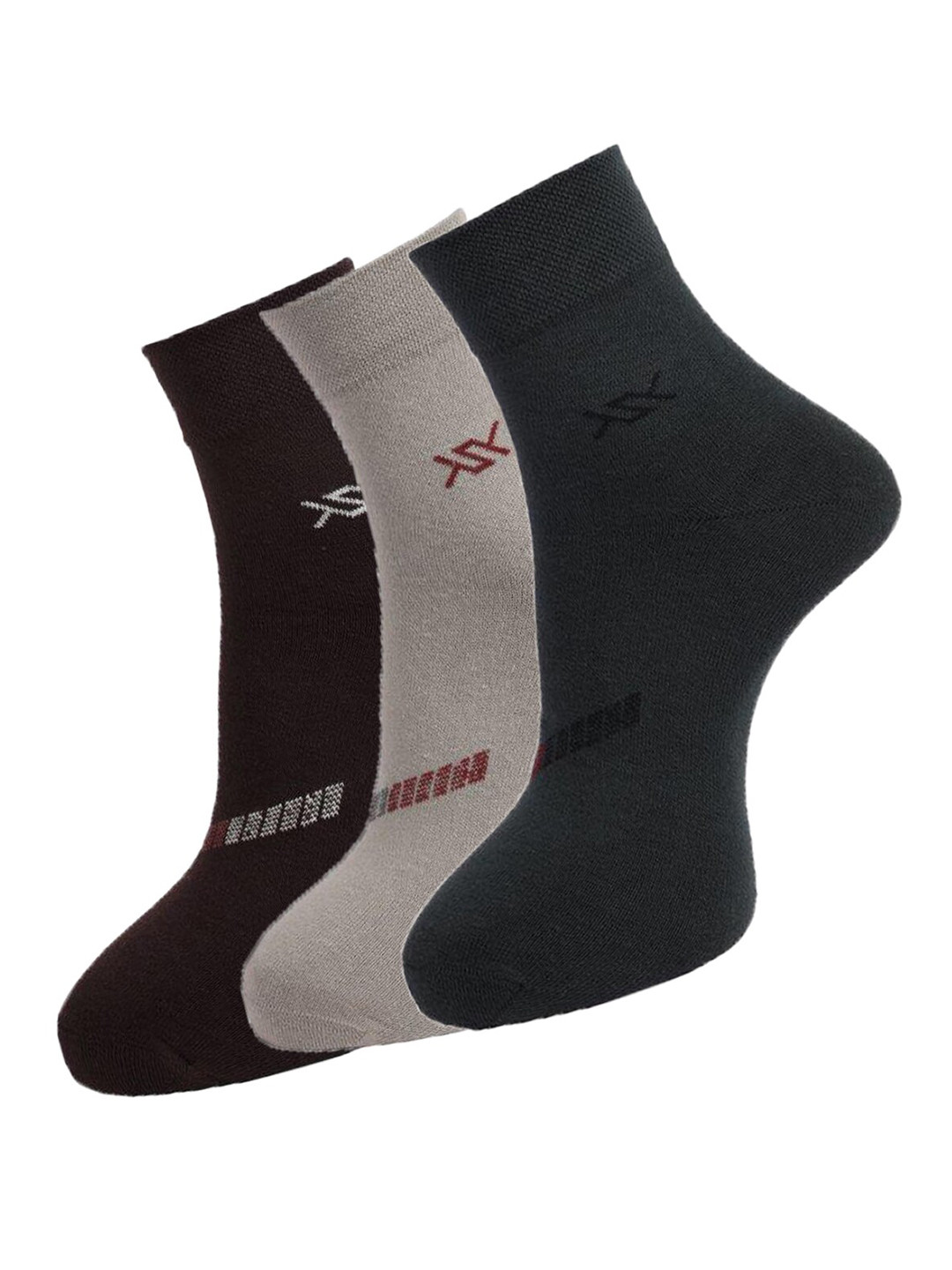 

Dollar Socks Men Pack of 3 Assorted Ankle Length Socks