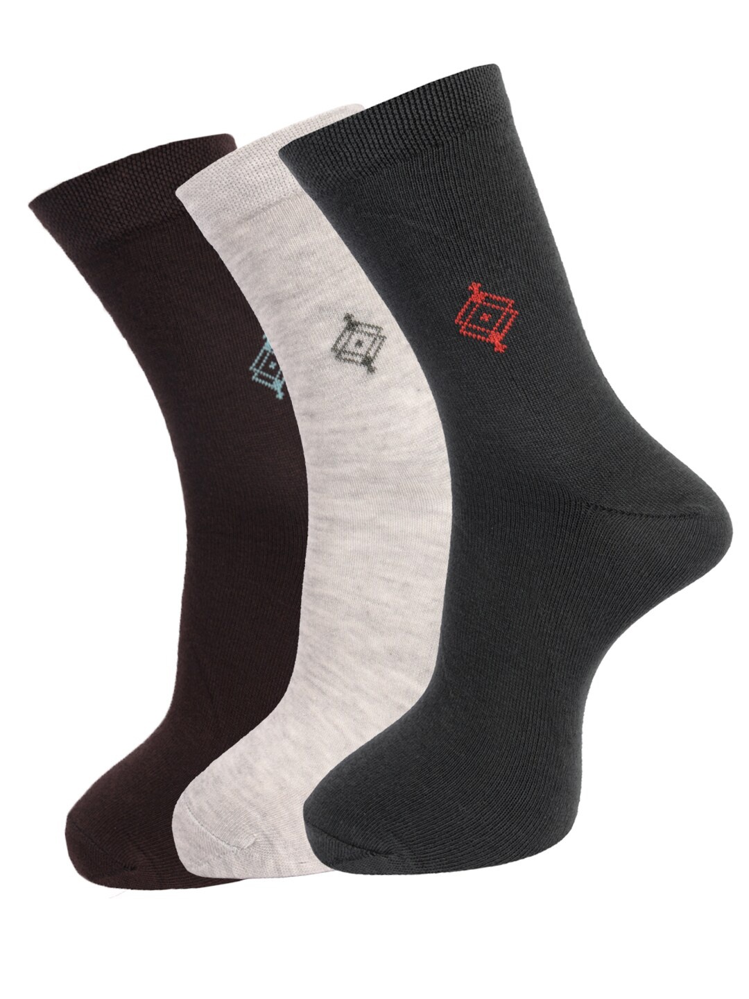 Dollar Socks Men Pack of 3 Assorted Full-Length Socks