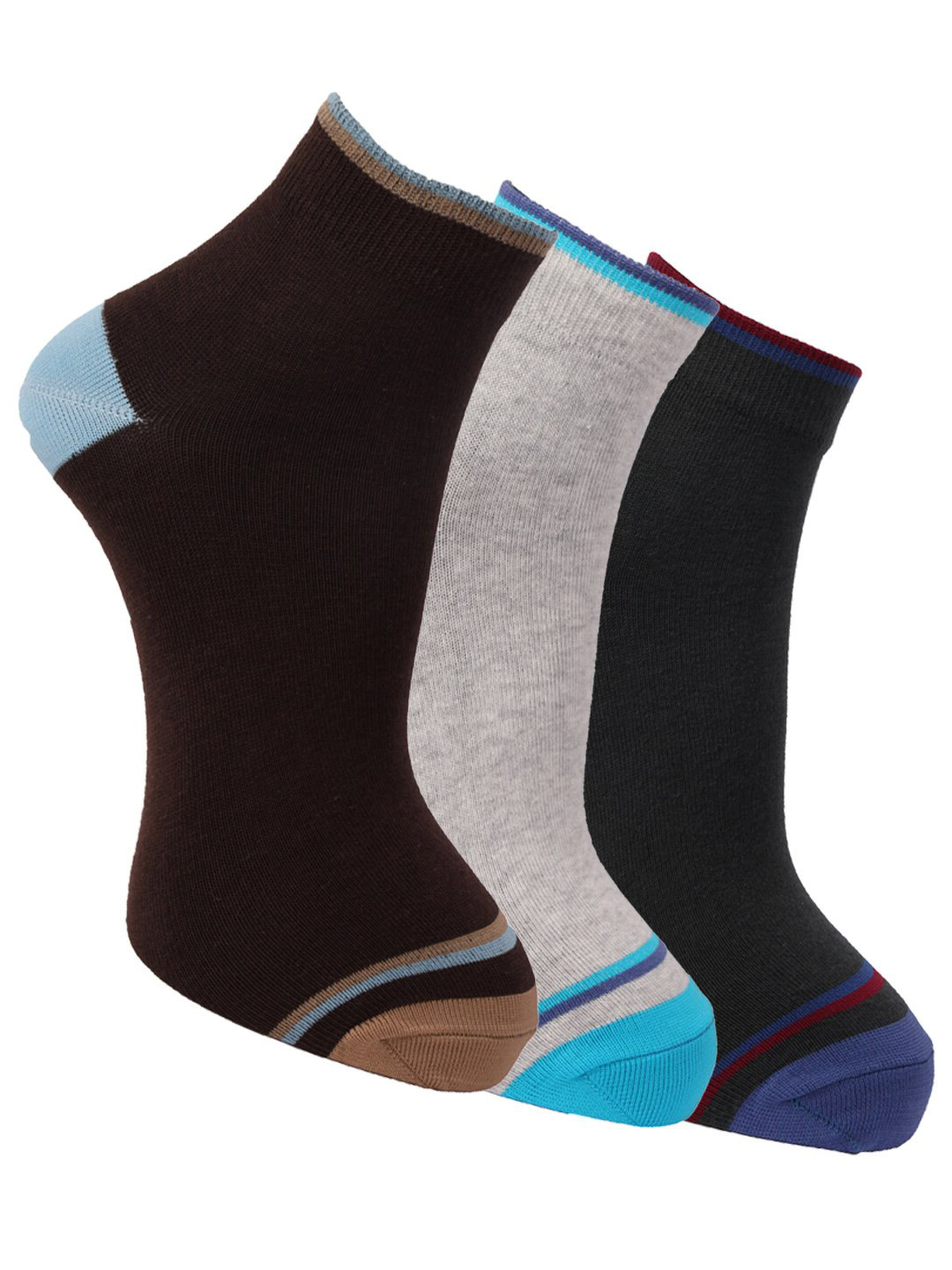 

Dollar Socks Men Pack of 3 Assorted Ankle Length Socks