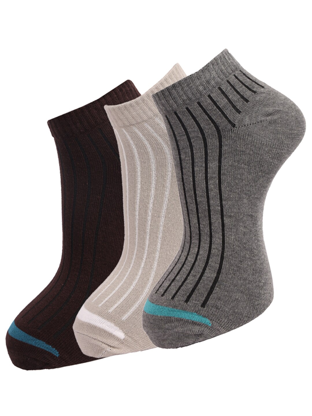 

Dollar Socks Men Pack of 3 Assorted Ankle Length Socks