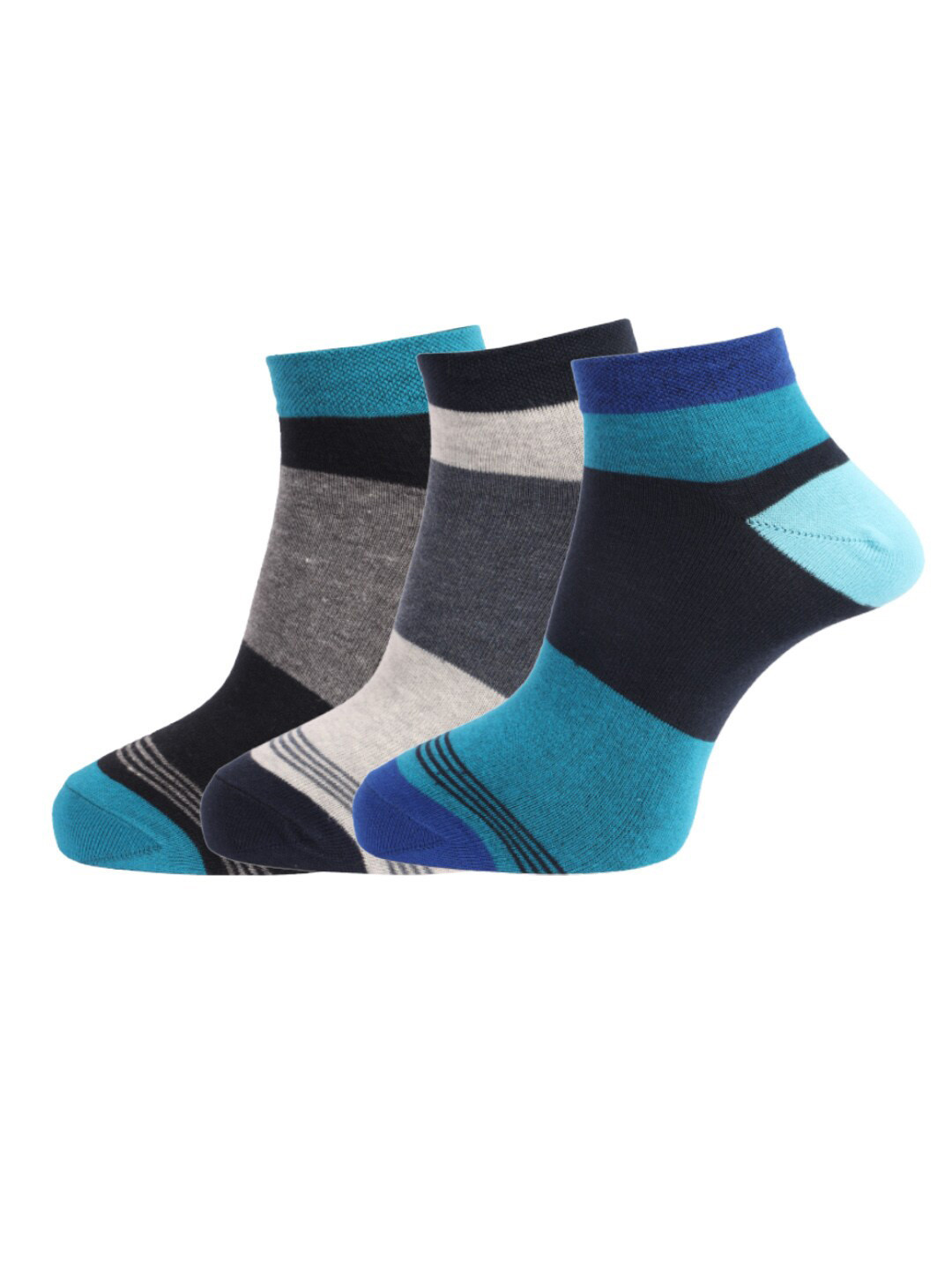 

Dollar Socks Men Pack Of 3 Assorted Cotton Above Ankle Length Socks