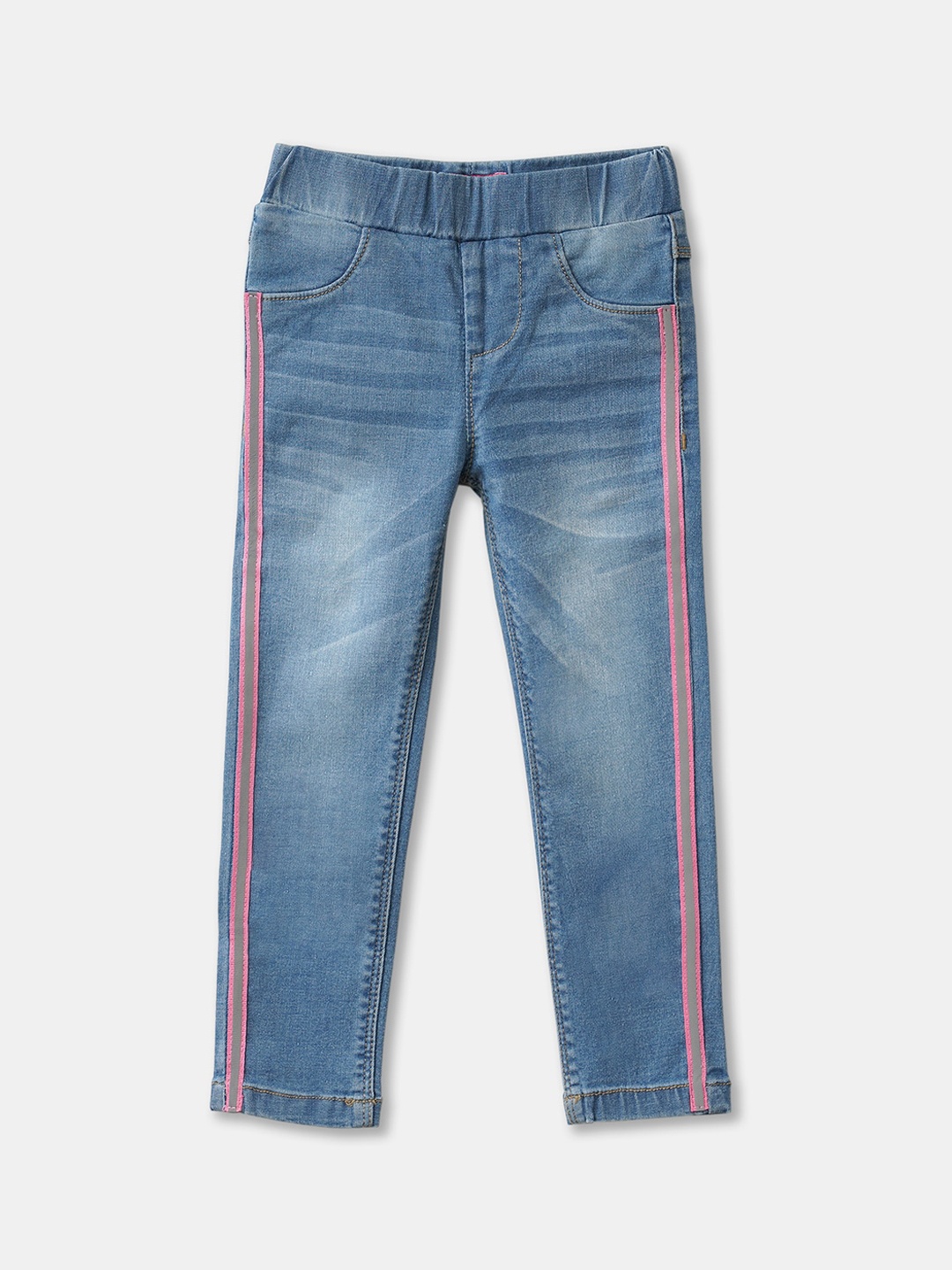 

R&B Girls Blue Light Fade Jeans