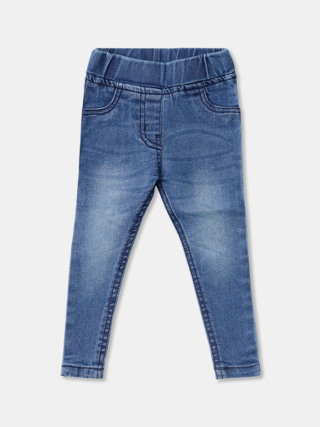 

R&B Girls Blue Heavy Fade Jeans