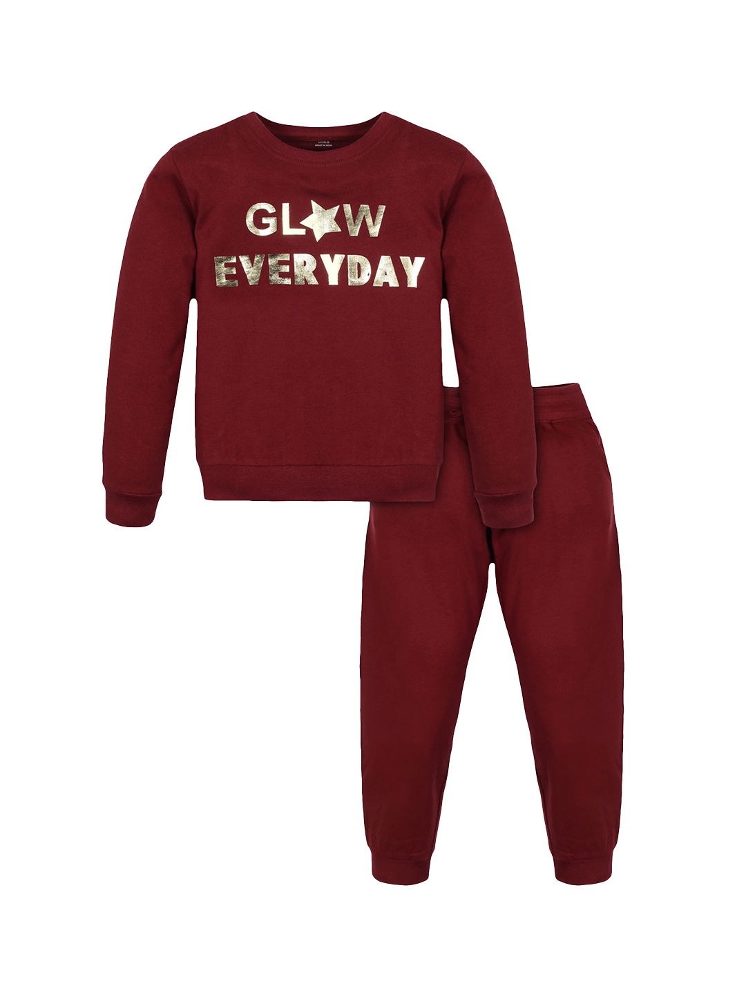 

PLUM TREE Girls Burgundy Clothing Set