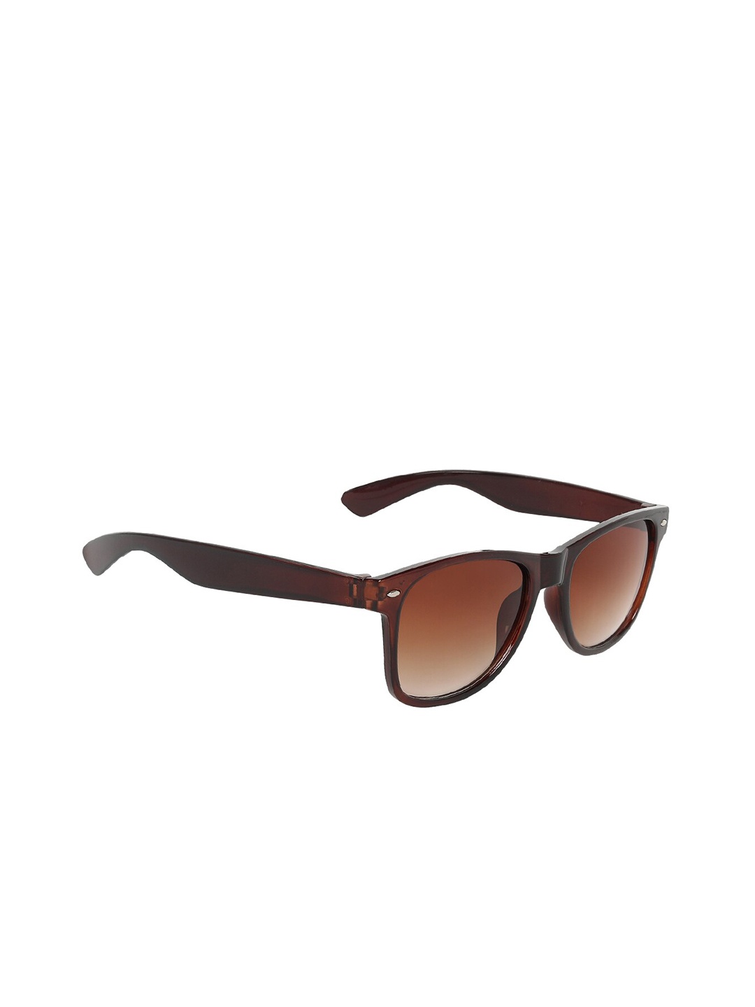 

CRIBA Unisex Brown Lens & Brown Wayfarer Sunglasses with UV Protected Lens