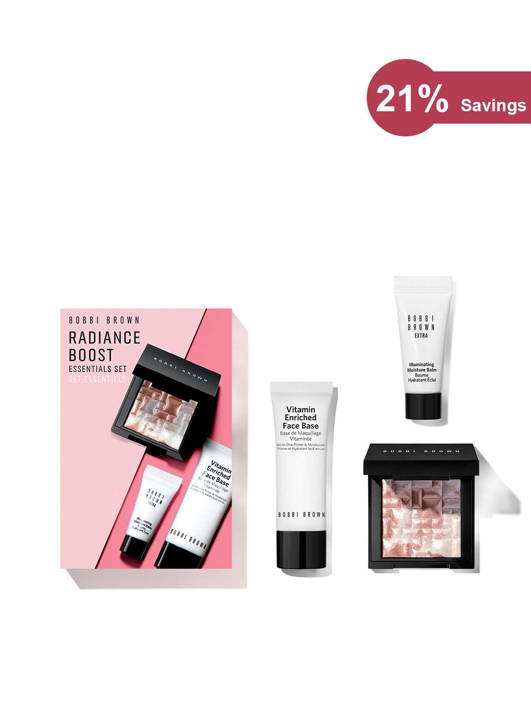 

Bobbi Brown Radiance Boost Essentials Set, Pink
