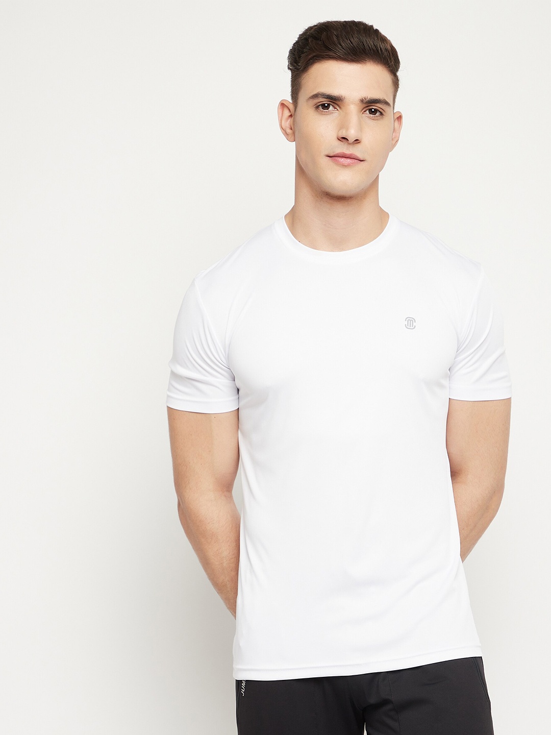 

MOZAFIA Men White T-shirt