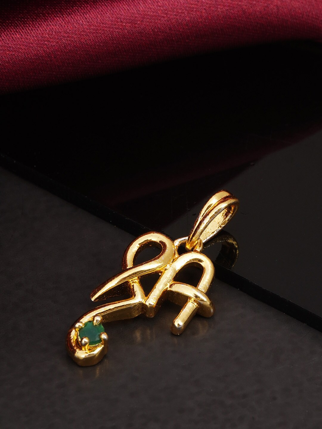 

Urmika Unisex Gold-Toned Convertible Pendant Rakhi with Roli Chawal