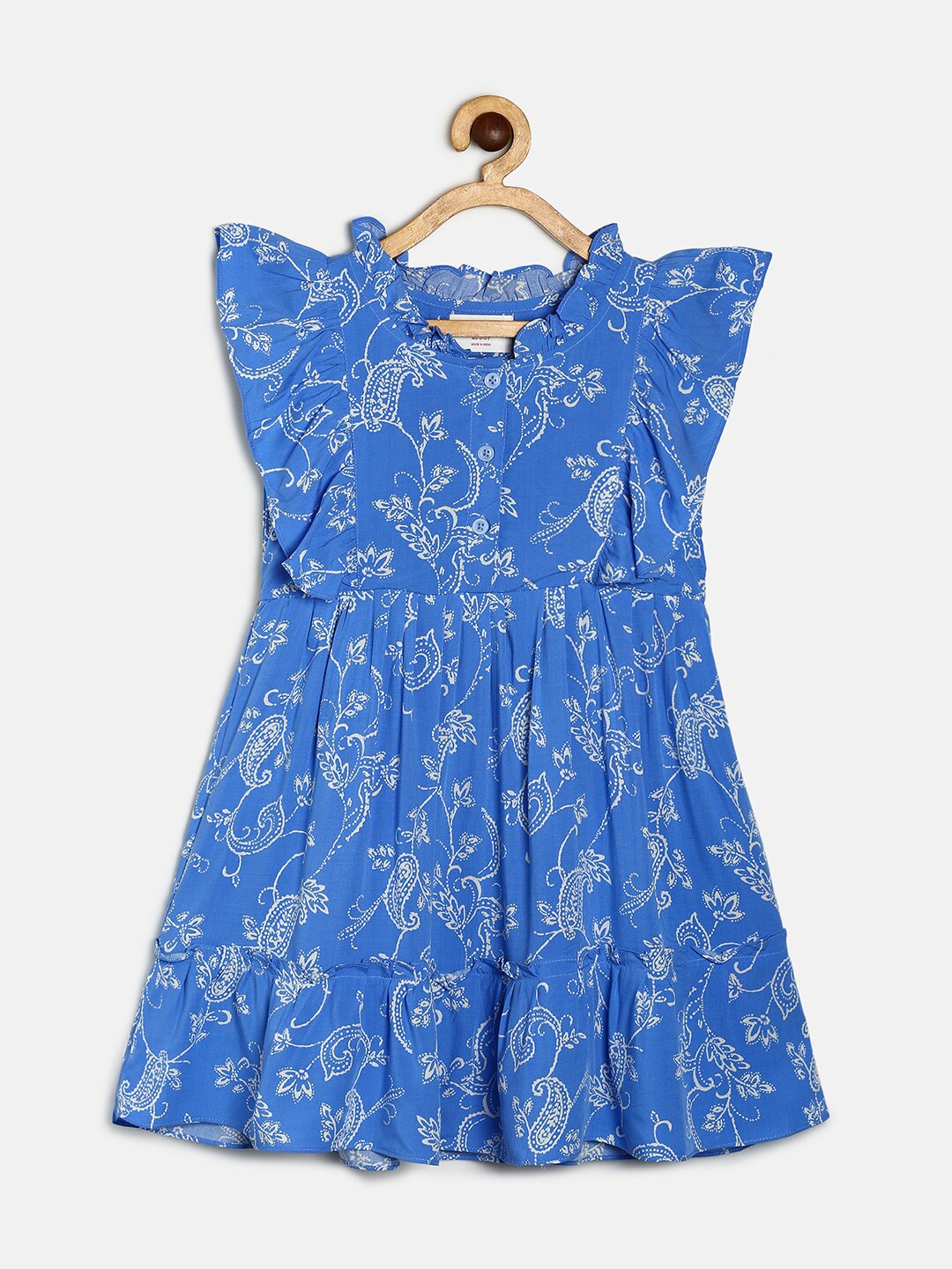 

MANET Blue & White Floral Dress