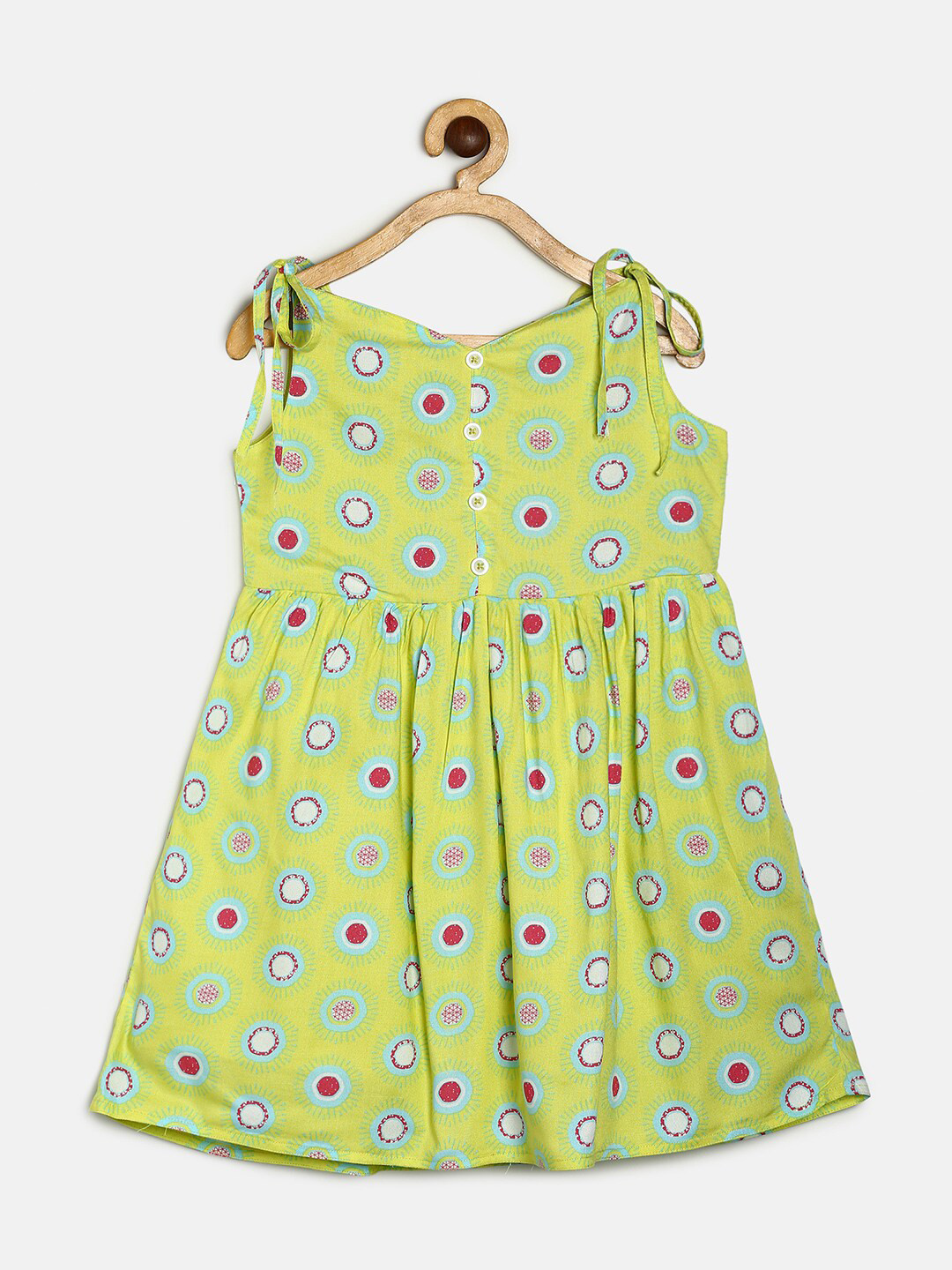 

MANET Yellow Printed Dress