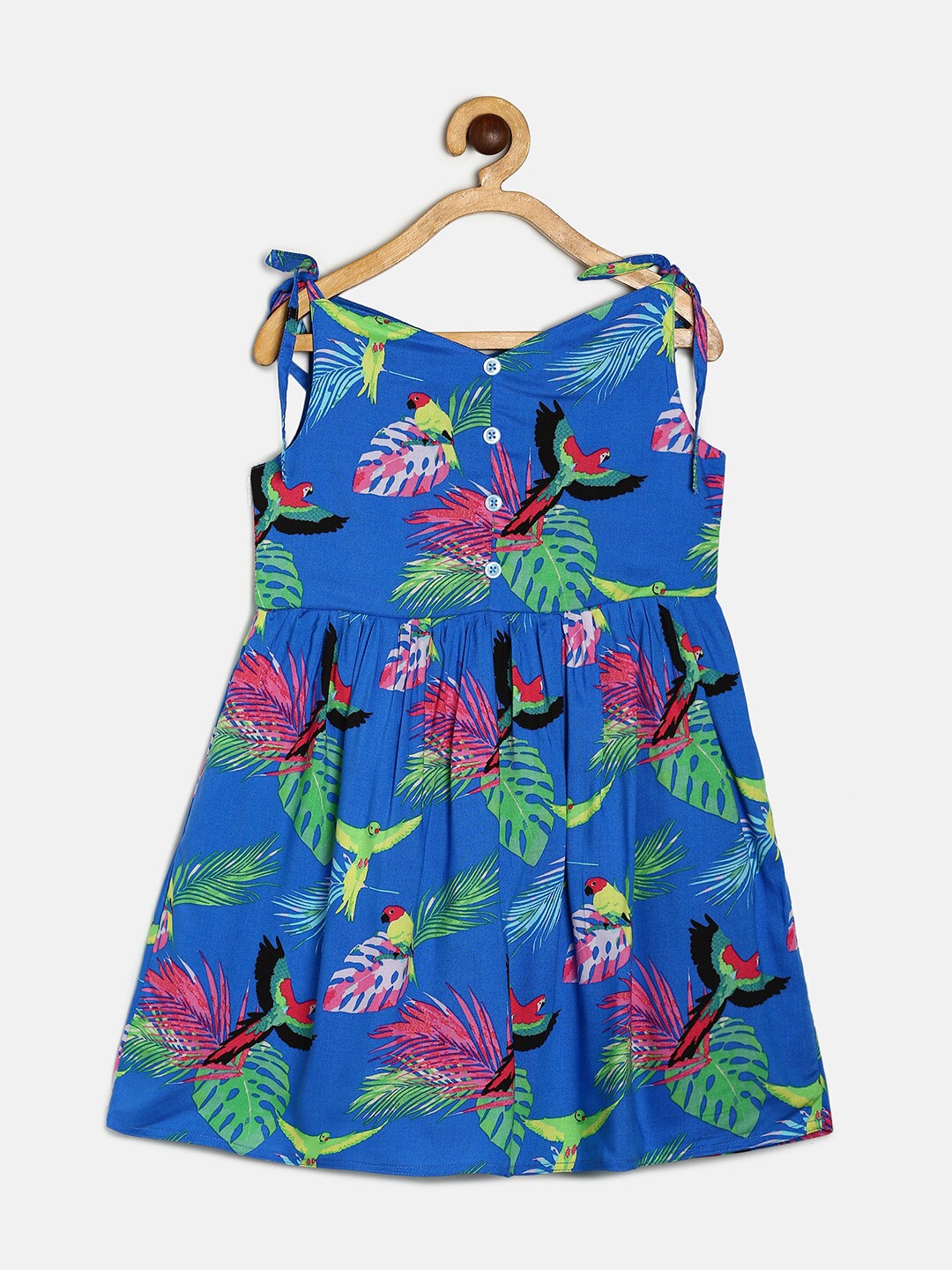 

MANET Girl Blue Printed Dress
