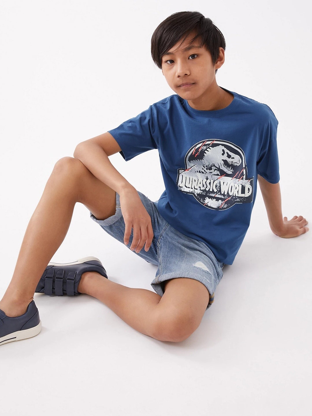 

Marks & Spencer Boys Blue T-shirt