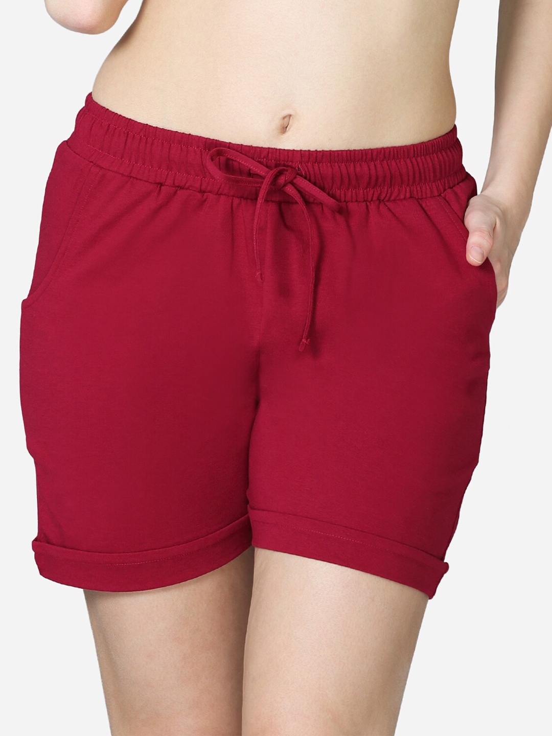 

VStar Women Red Lounge Shorts