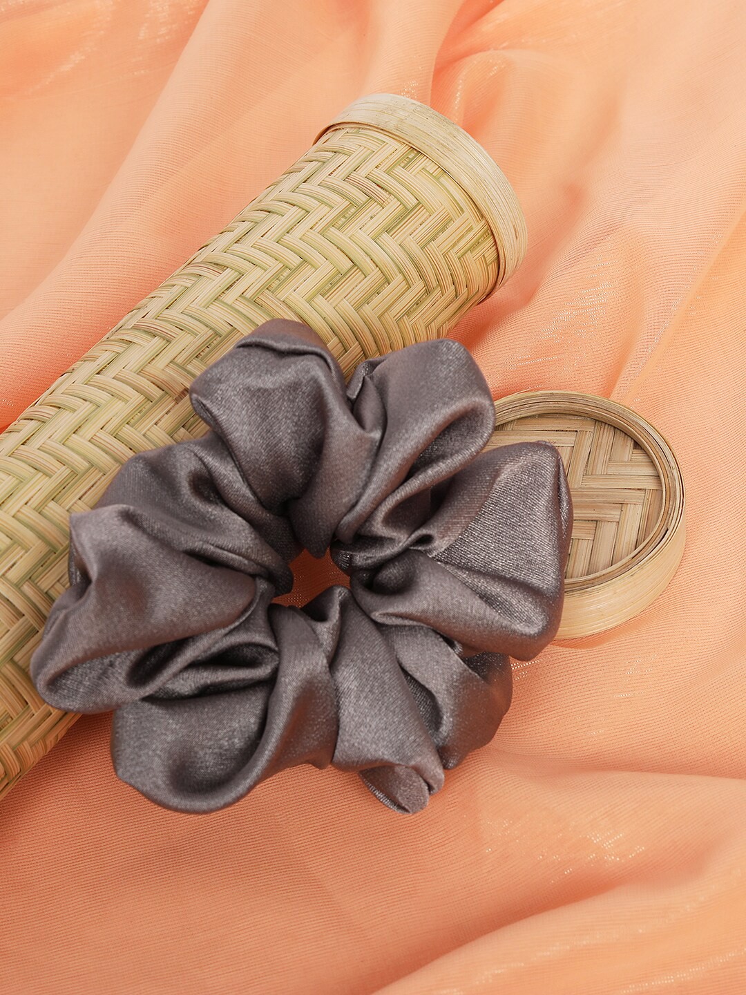 

Mueras Women Grey XL Satin Scrunchie