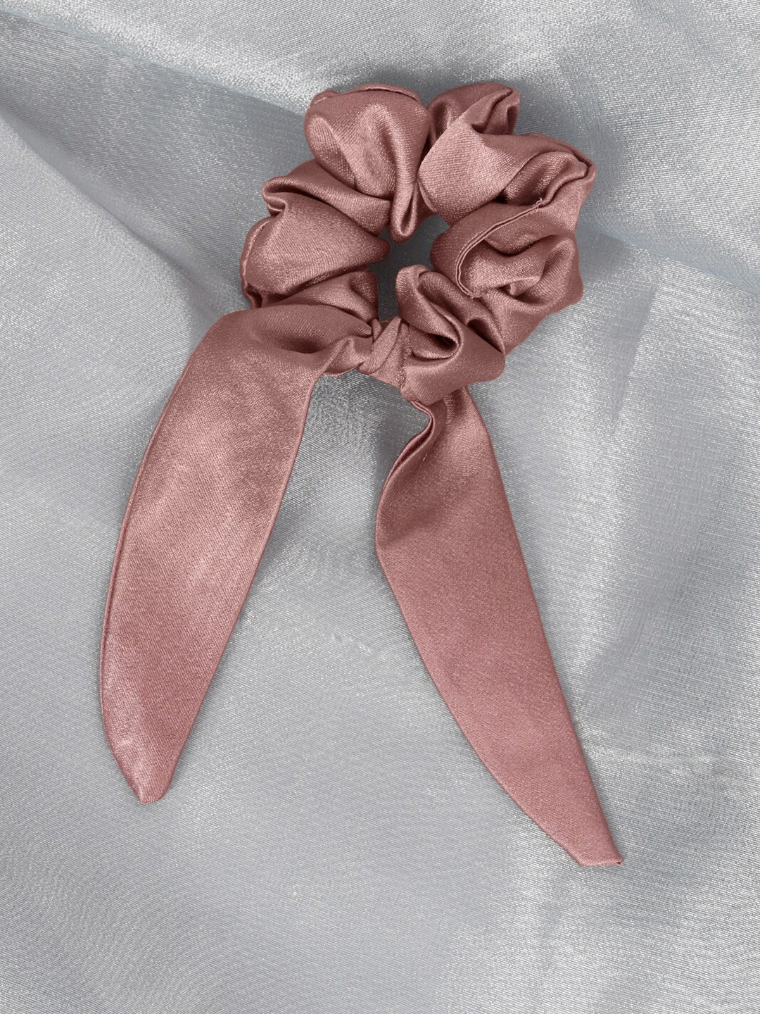 

Mueras Women Rose Long Tail Satin Scrunchie