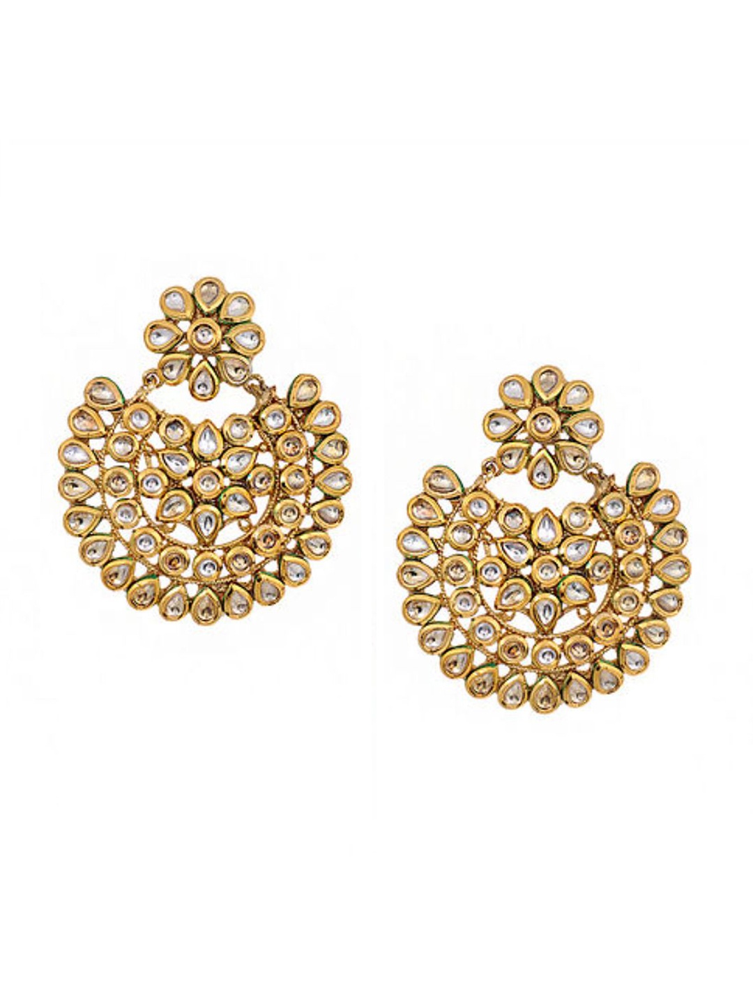 

Bamboo Tree Jewels Women Gold-Toned Classic Drop Earrings