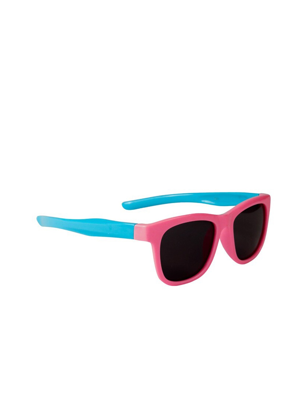 

Spiky Unisex Kids Black Lens & Pink Square Sunglasses with Polarised Lens