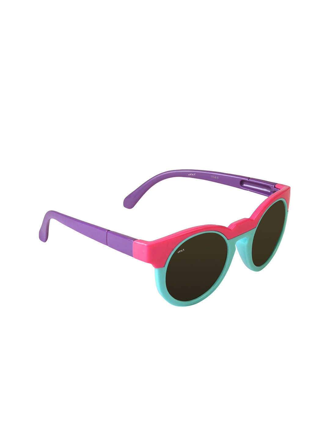 

Spiky Unisex Kids Grey Lens & Pink Round Sunglasses with Polarised Lens