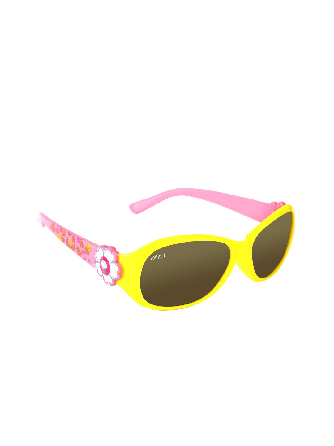 

Spiky Unisex Kids Grey Lens & Yellow Rectangle Sunglasses with Polarised Lens