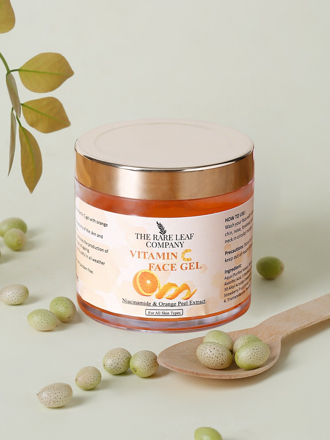 

THE RARE LEAF COMPANY Vitamin C Face Gel 100gm, Orange