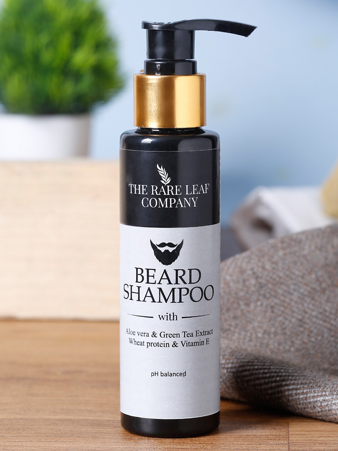 

THE RARE LEAF COMPANY Men Beard Shampoo 100 ml, White